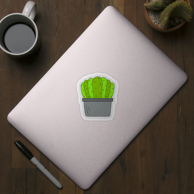 Cute Cactus Design #46: The Organised Group Of Cacti by DreamCactus